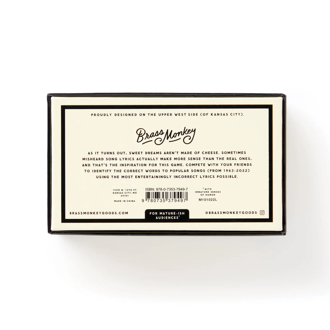 Brass Monkey | Misunderstood Songs Game | Shut the Front Door