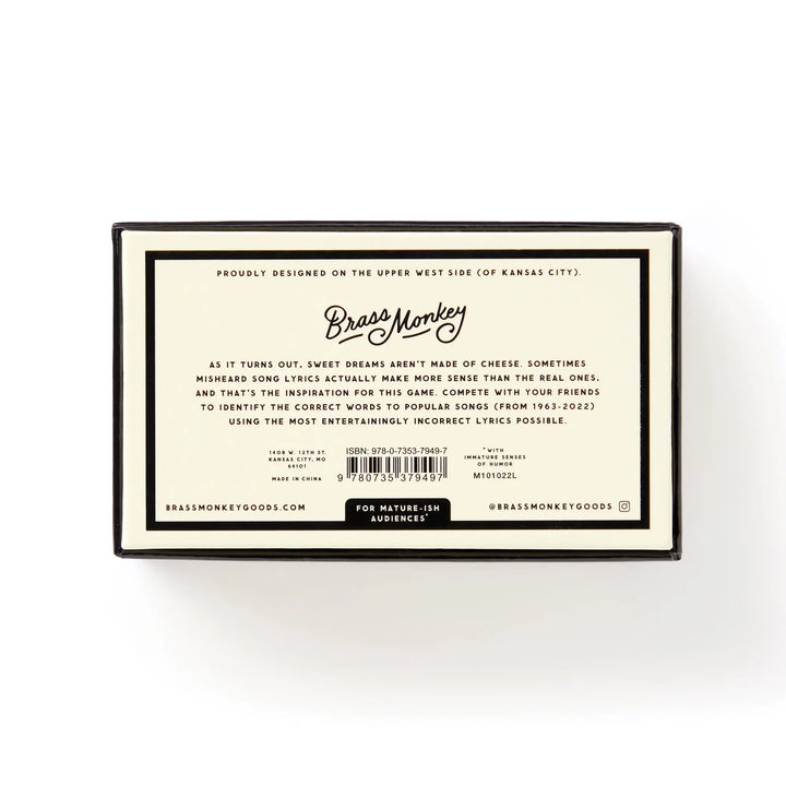 Brass Monkey | Misunderstood Songs Game | Shut the Front Door