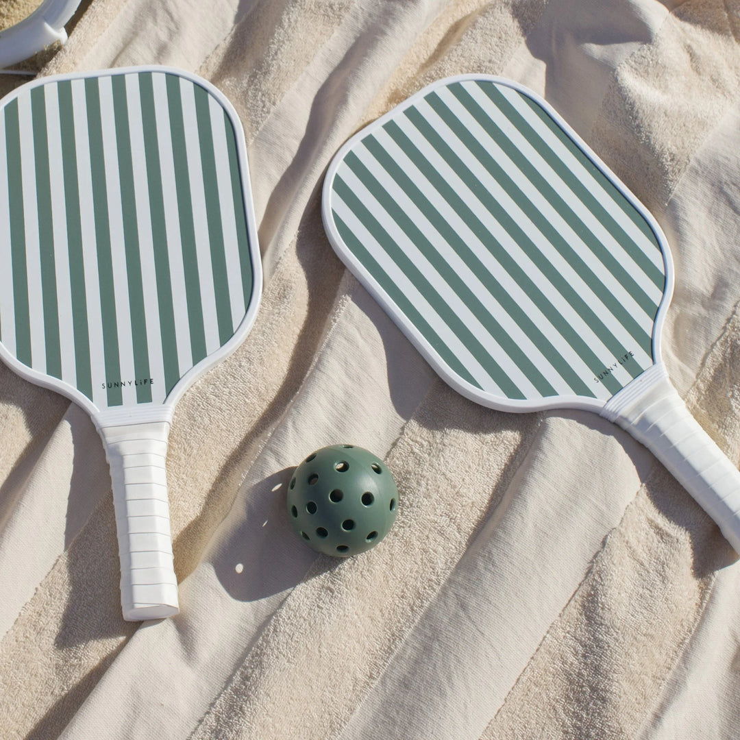 Sunnylife | Vintage Pickleball Set - The Vacay Olive W | Shut the Front Door