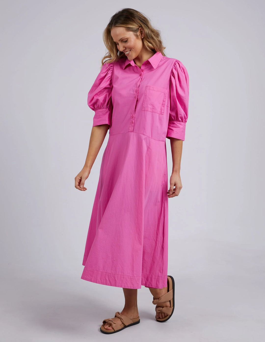 Elm Knitwear | Primrose Dress - Super Pink | Shut the Front Door