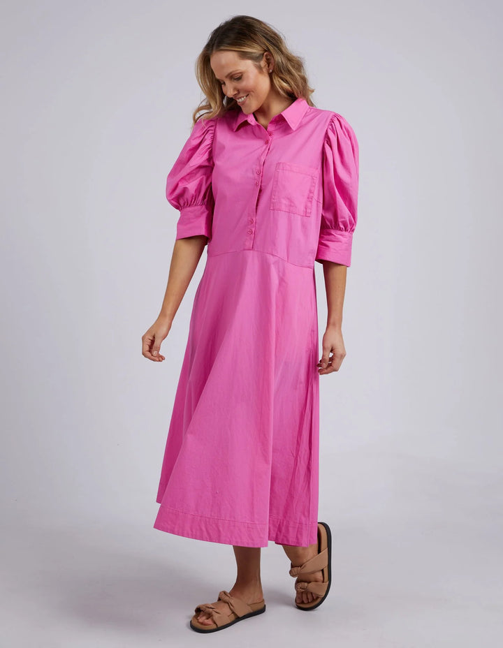 Elm Knitwear | Primrose Dress - Super Pink | Shut the Front Door