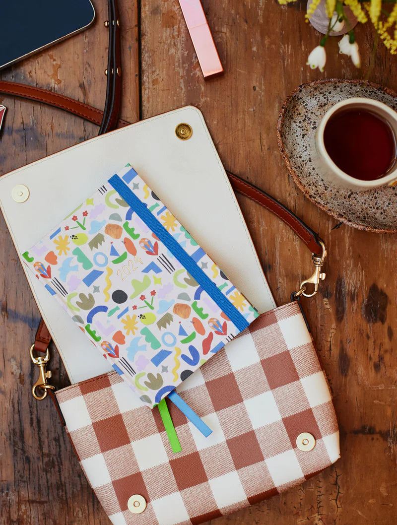 Write to Me Stationery | 2024 Pocket Planner - Collage | Shut the Front Door