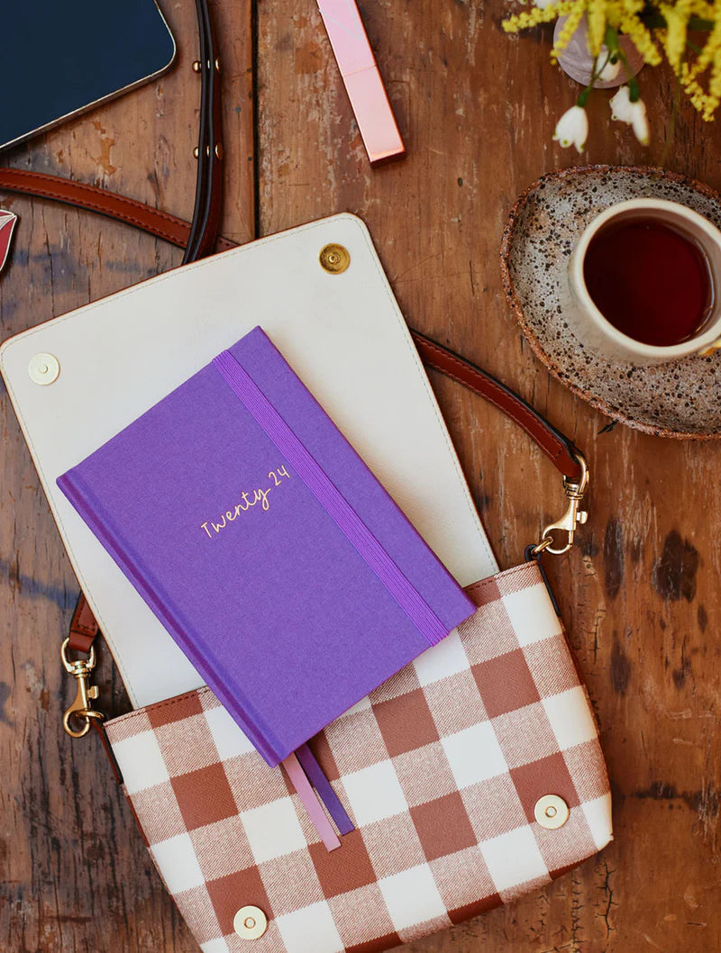 Write to Me Stationery | 2024 Pocket Planner - Lavender | Shut the Front Door
