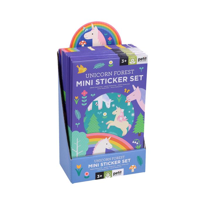 Petit Collage | Mini Sticker Set - Unicorn Forest | Shut the Front Door