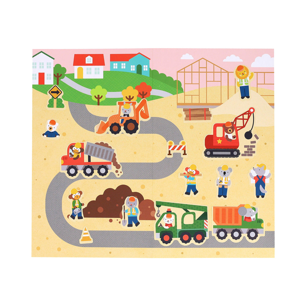 Petit Collage | Mini Sticker Set - Little Builders | Shut the Front Door
