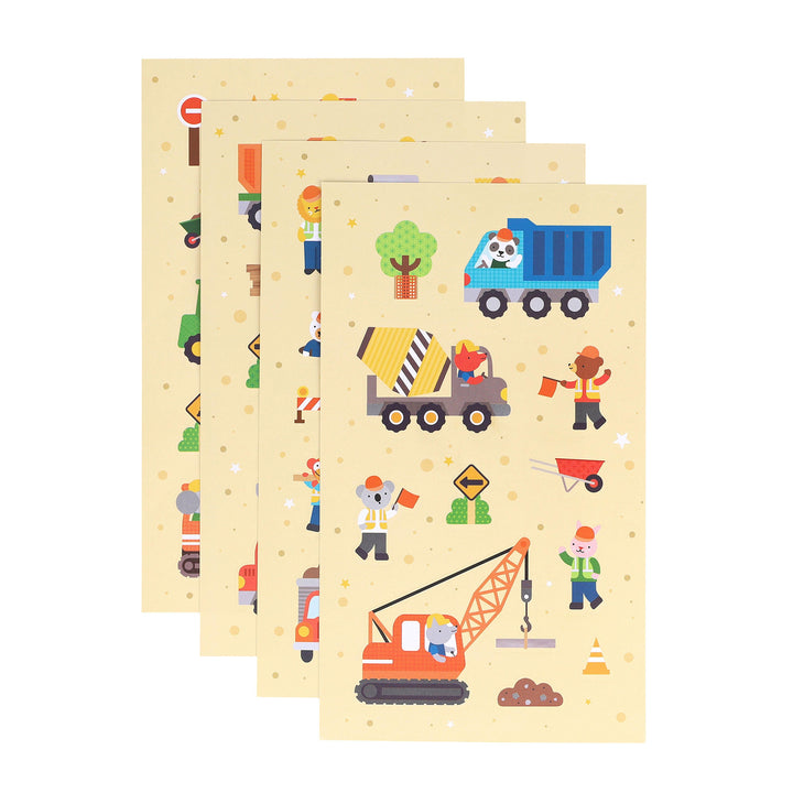 Petit Collage | Mini Sticker Set - Little Builders | Shut the Front Door
