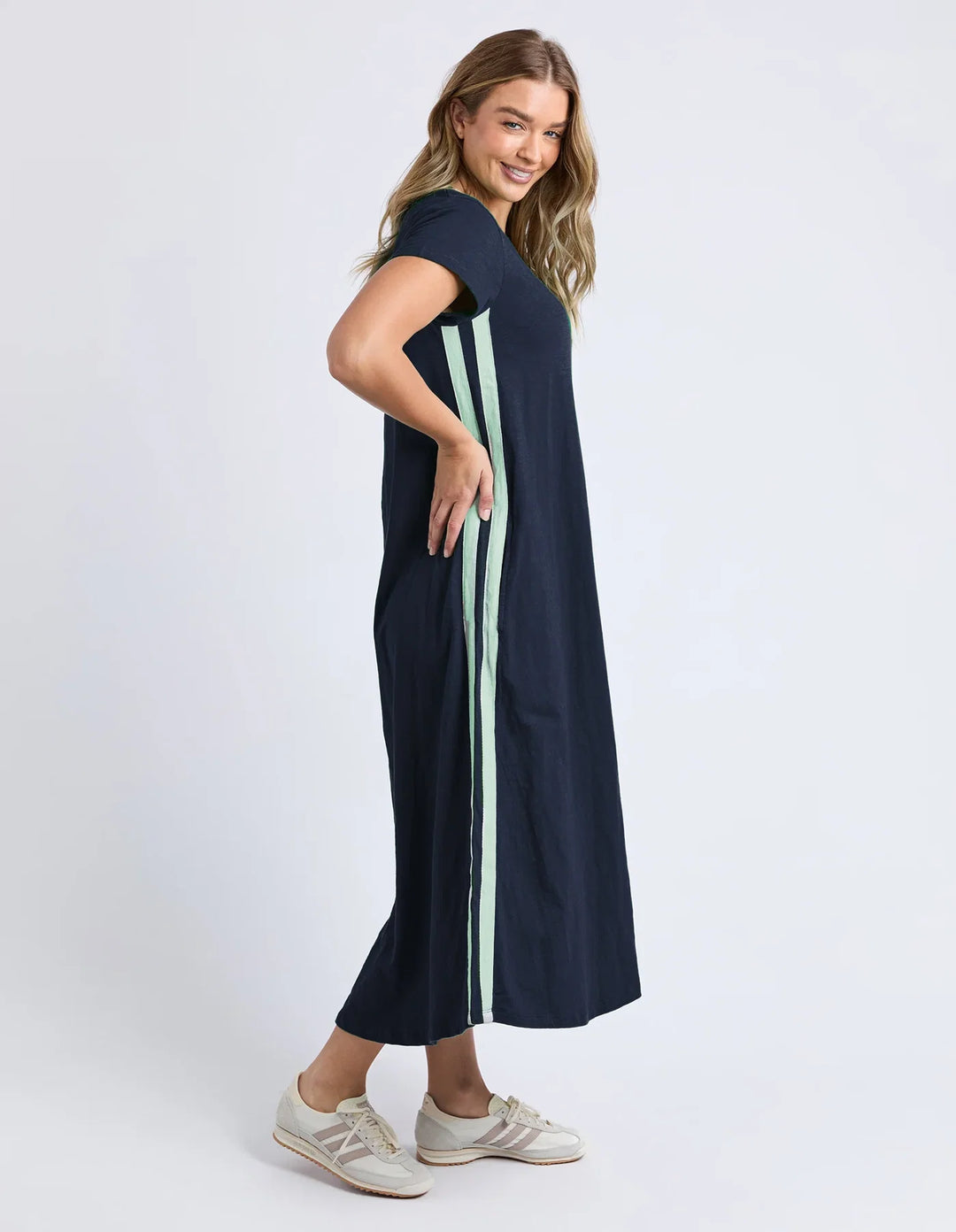 Recovery Dress - Navy/Mint
