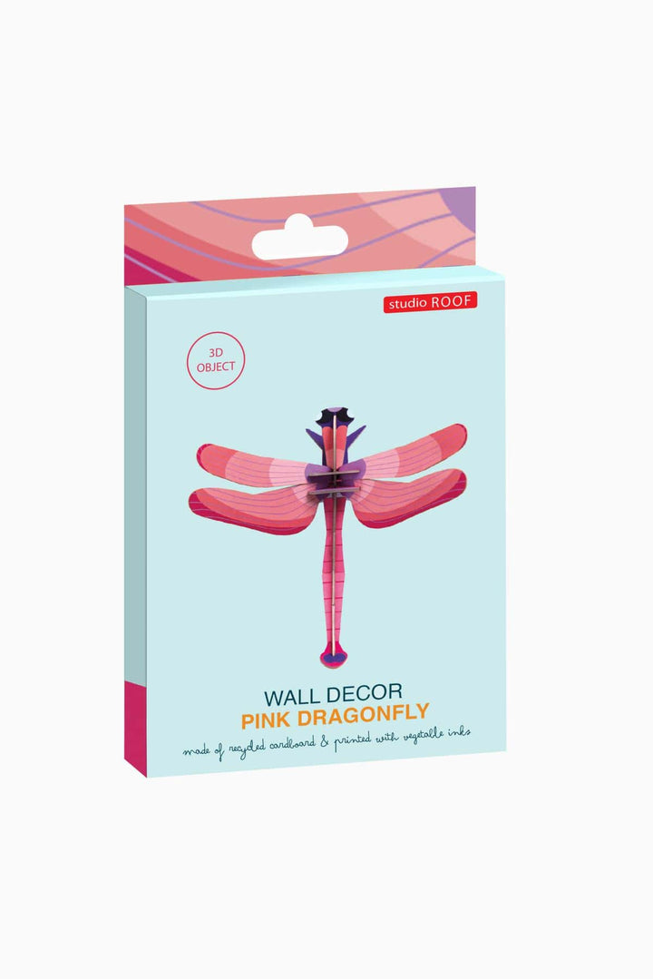 Wall Art Butterflies (B7) - Ruby Dragonfly