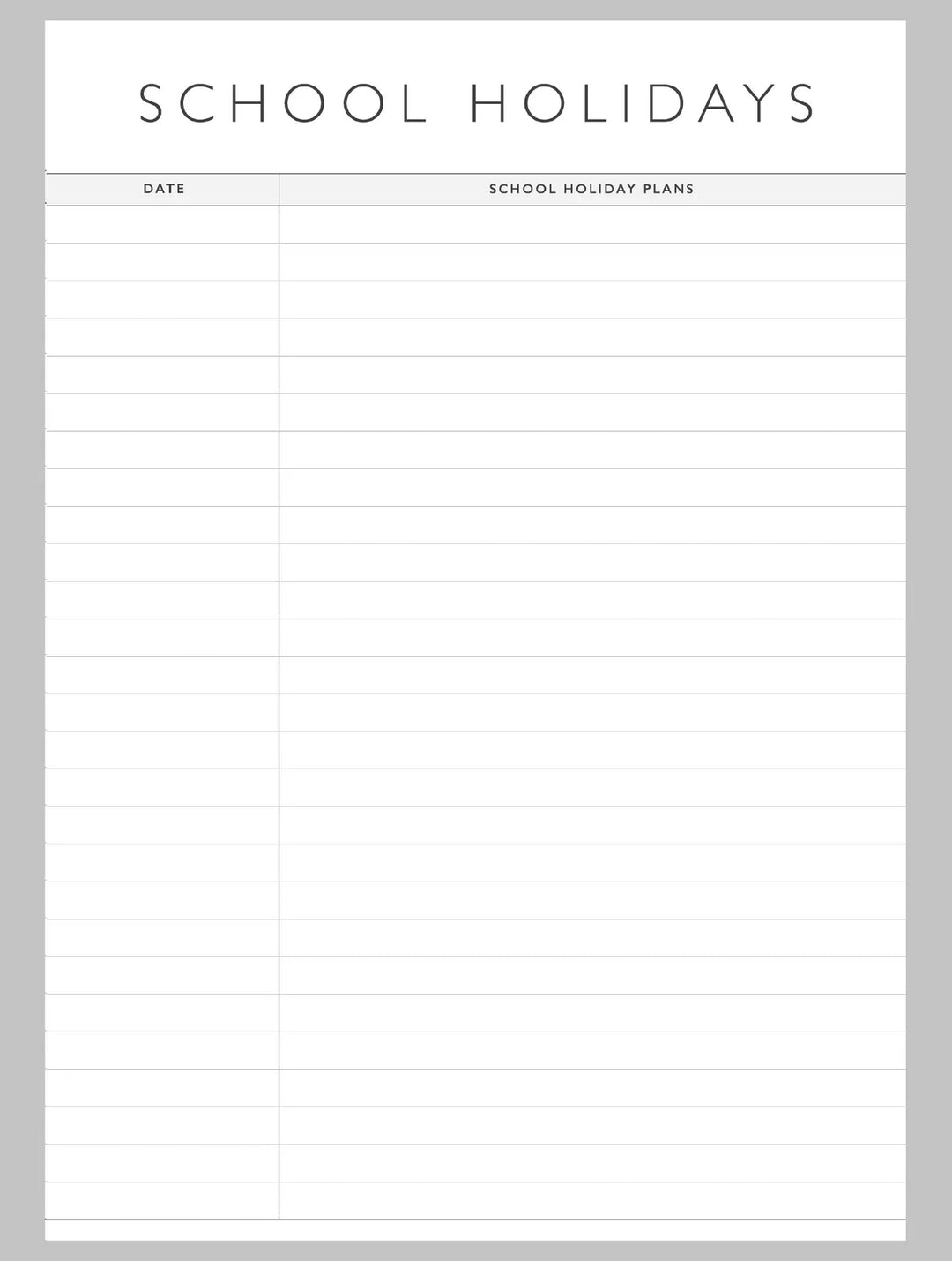 Write to Me Stationery | 2026 Family Chaos Planner | Shut the Front Door