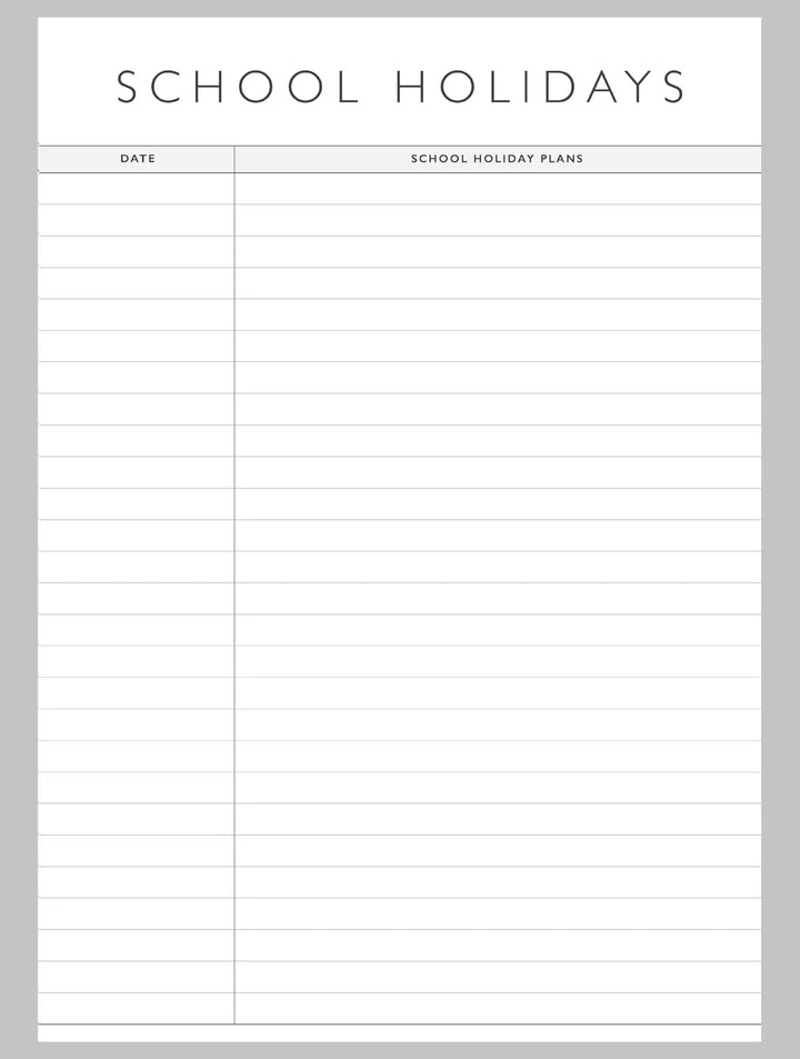 Write to Me Stationery | 2026 Family Chaos Planner | Shut the Front Door