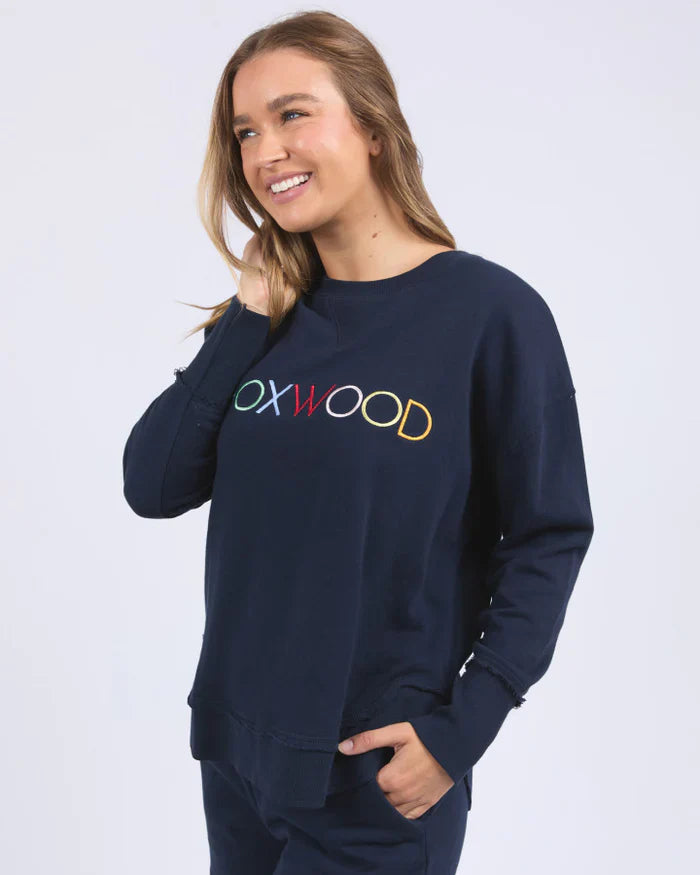 Foxwood | Simplified Confetti Crew - Navy | Shut the Front Door