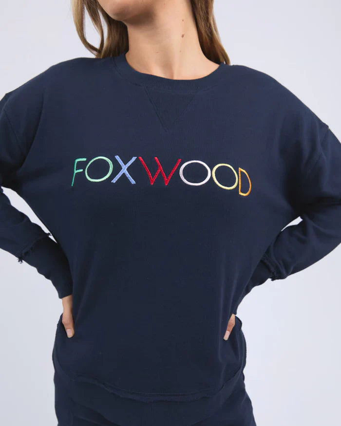 Foxwood | Simplified Confetti Crew - Navy | Shut the Front Door