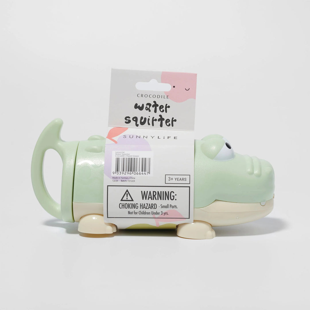 Sunnylife | Water Squirters - Crocodile Pastel Green | Shut the Front Door