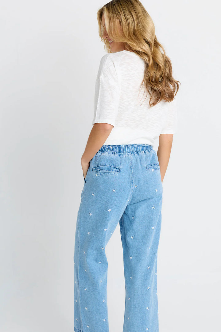 Betty Basics | Star Denim Jogger | Shut the Front Door