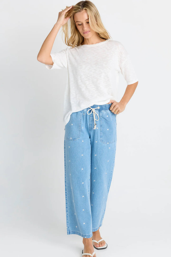 Betty Basics | Star Denim Jogger | Shut the Front Door