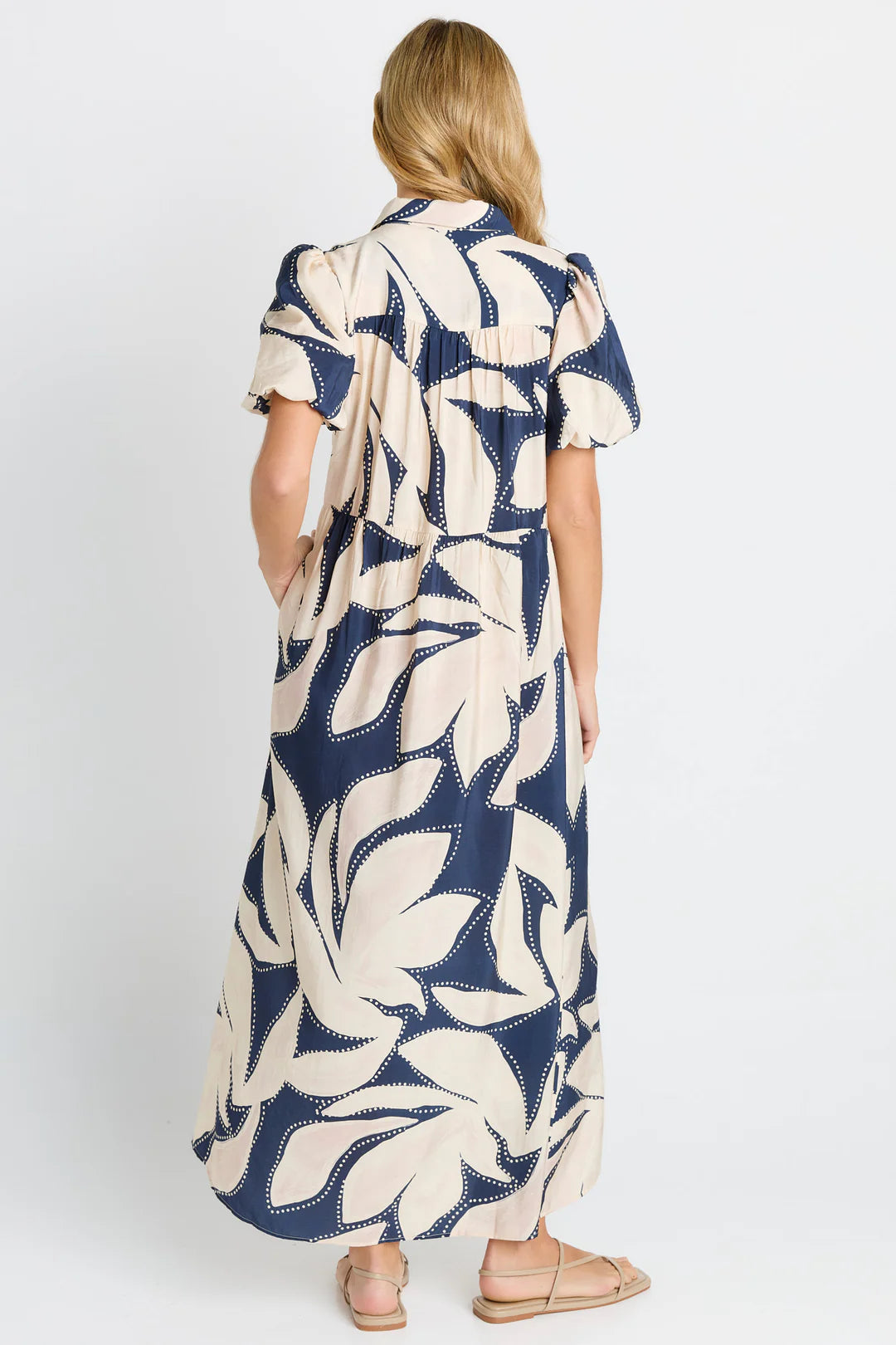 Betty Basics | Nova Shirt Dress - Floral Print Navy | Shut the Front Door
