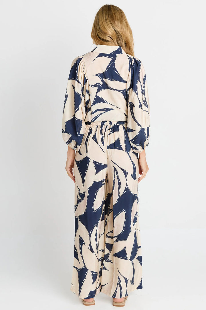 Betty Basics | Nova Shirt -Floral Print Navy | Shut the Front Door