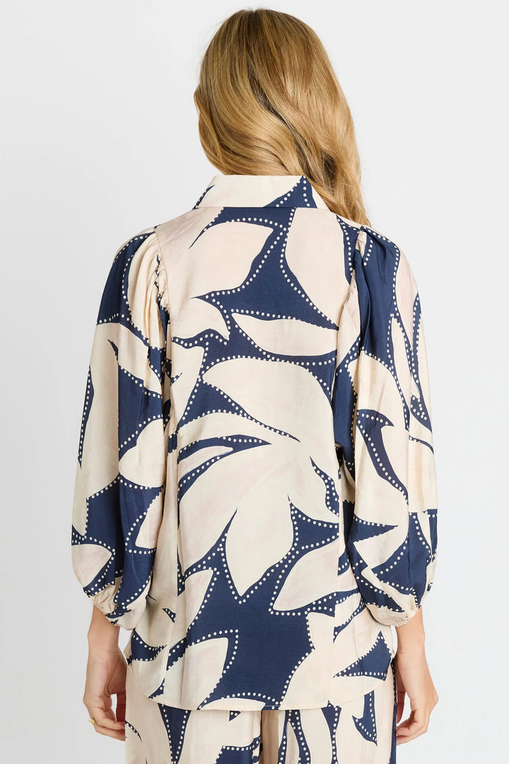 Betty Basics | Nova Shirt -Floral Print Navy | Shut the Front Door