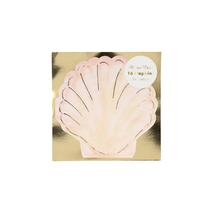 Meri Meri | Watercolour Clam Napkins | Shut the Front Door