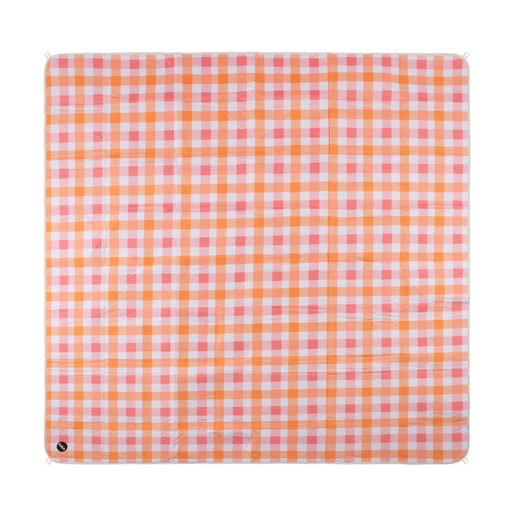 Holiday Picnic Mat - Watermelon Peach Check