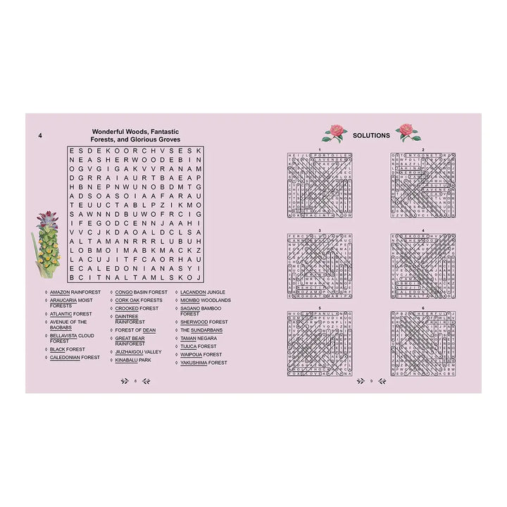 Kew Gardens Wordsearch Puzzles