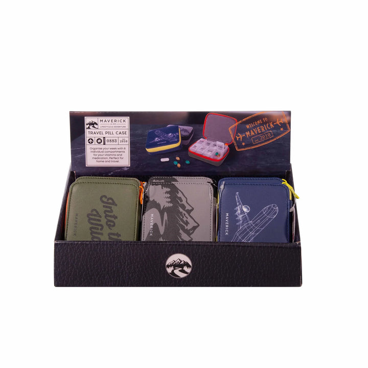 Travel Pill Case - Into the Wild - Green