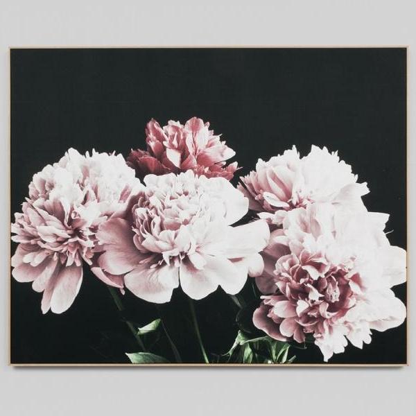 Middle of Nowhere | Framed Canvas Blush Peonies | Shut the Front Door