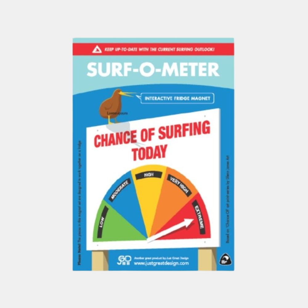 Just Great Design | O-Meter Surfing Magnet | Shut the Front Door