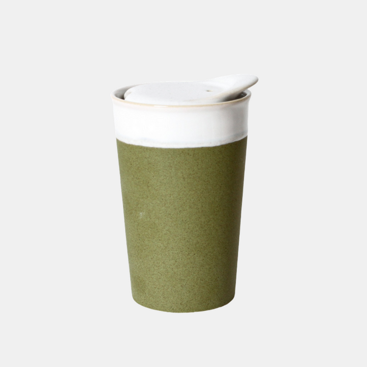 INDIGO LOVE | Its A Keeper Ceramic Cup - Sprout Green Tall | Shut the Front Door
