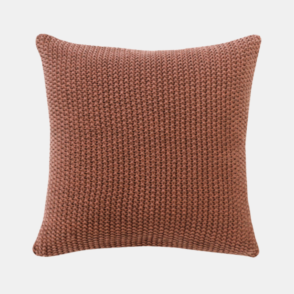 Mulberi | Milford Moss Stitch 45x45cm Cushion - Muted Clay | Shut the Front Door