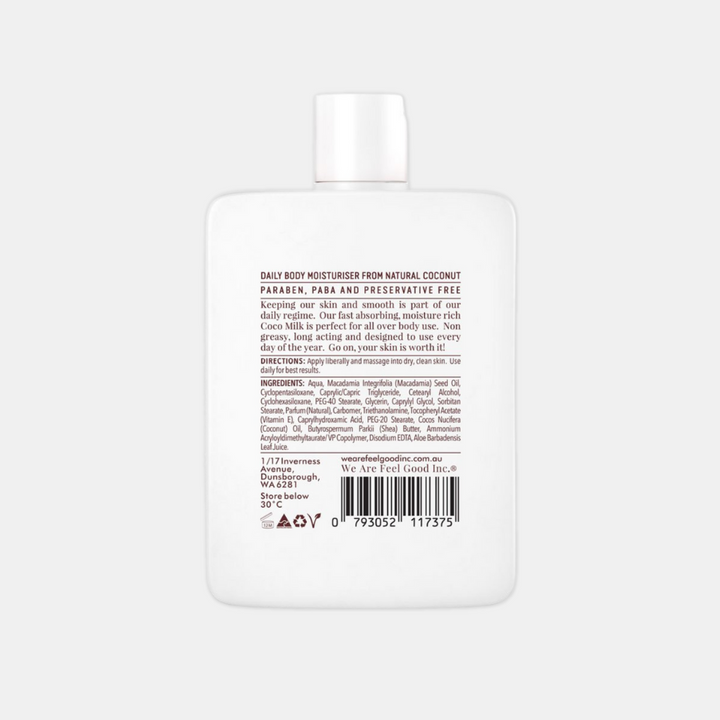 We Are Feel Good Inc | Coco Milk  Moisturiser 200ml | Shut the Front Door