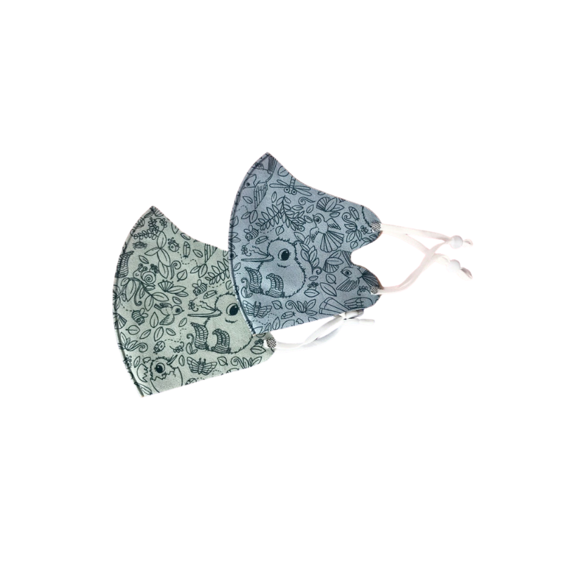 Kuwi The Kiwi | Kuwi Kids Face Mask - Pack of 2 | Shut the Front Door
