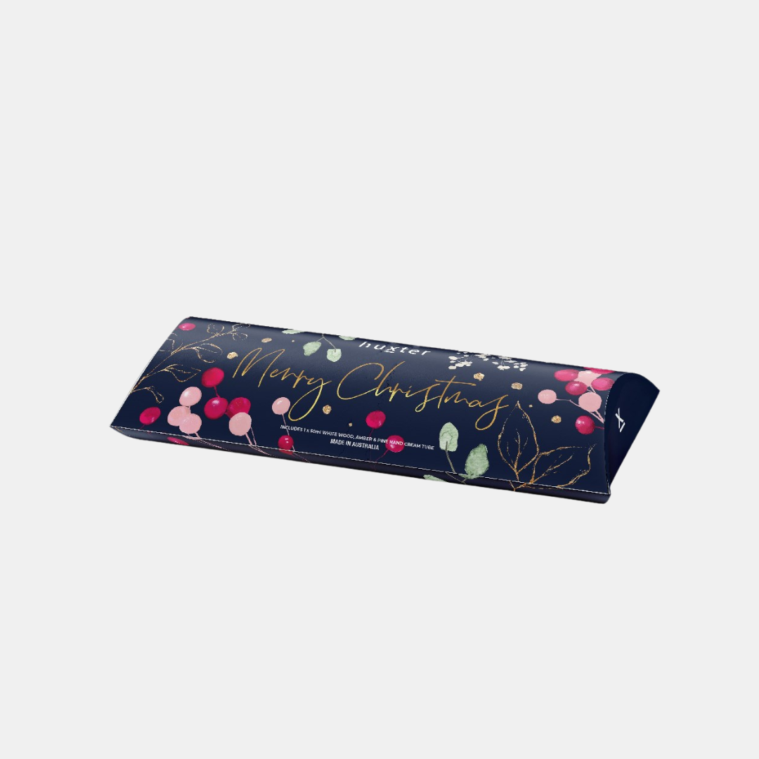 Huxter | BON BON Navy Hand Cream - W/Wood, Amber &  Pine | Shut the Front Door