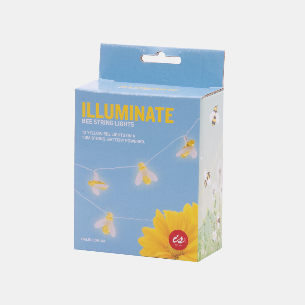 IS Gifts | Illuminate String Lights - Bees | Shut the Front Door