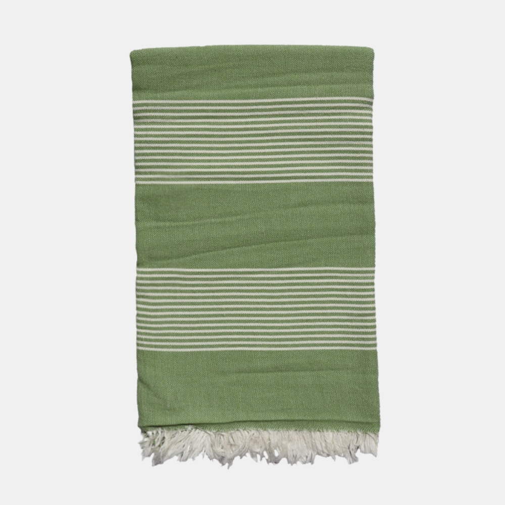 Amber Turkish Towel Olive Shut the Front Door