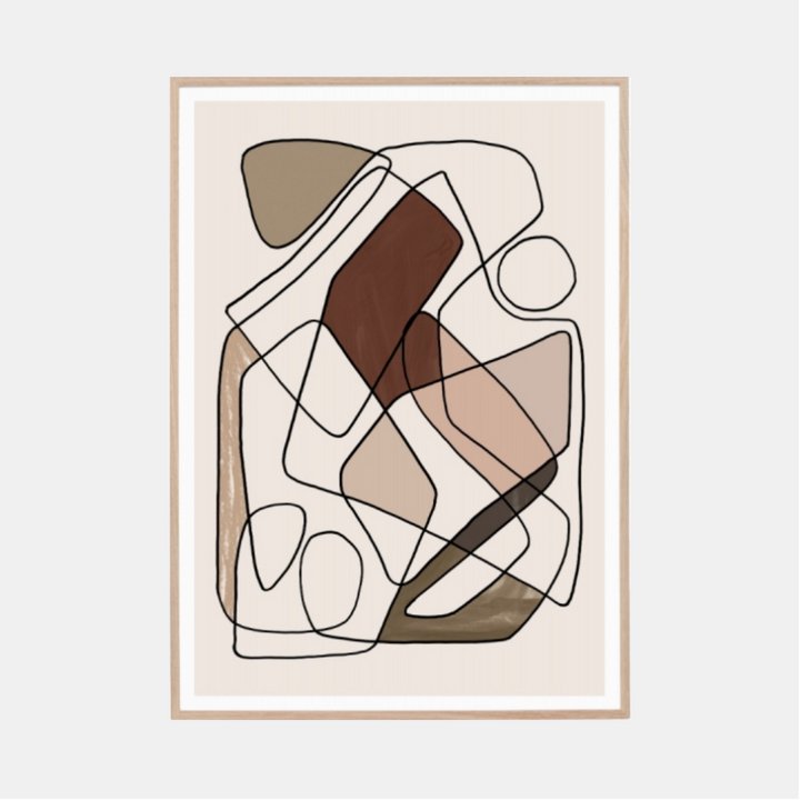 Middle of Nowhere | Framed Print - Amsterdam Rust Raw | Shut the Front Door