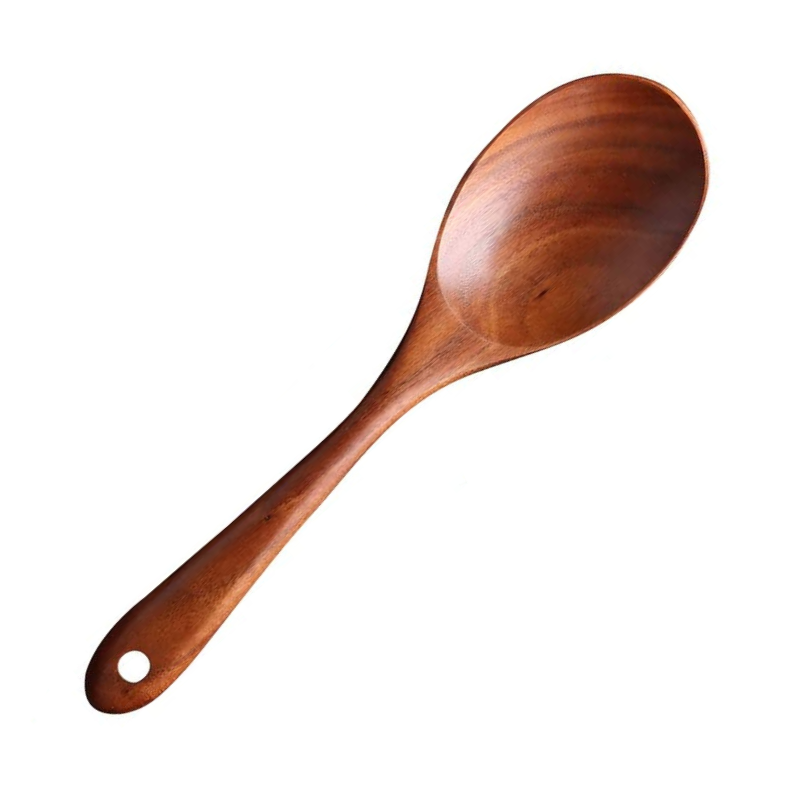 Not specified | Wooden Serving Spoon 27cm | Shut the Front Door