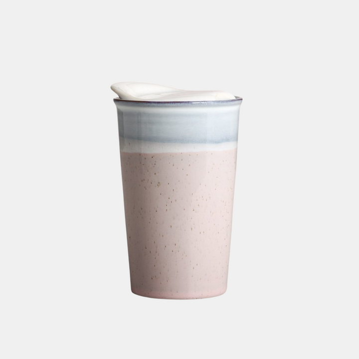 INDIGO LOVE | Its A Keeper Ceramic Cup - Strawberry Milk Tall | Shut the Front Door