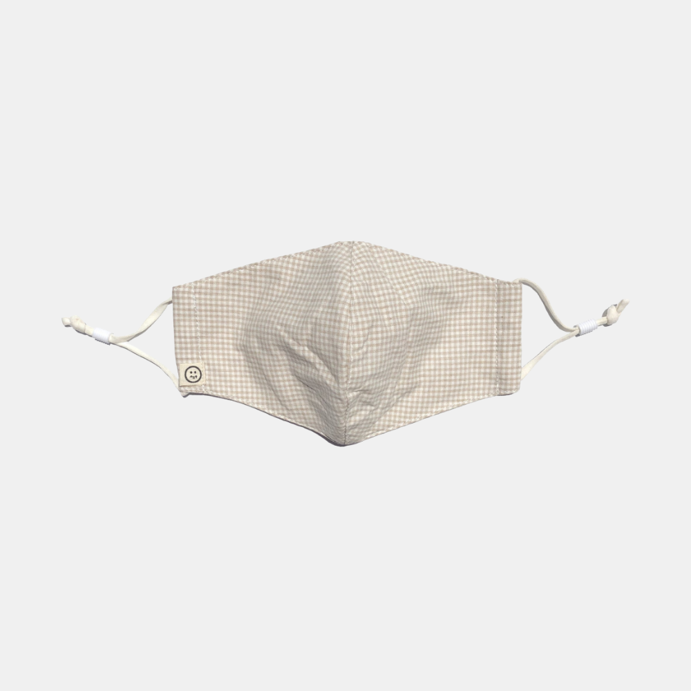 PSP | Face Masks 2pk - Neutral Check/Stripe | Shut the Front Door
