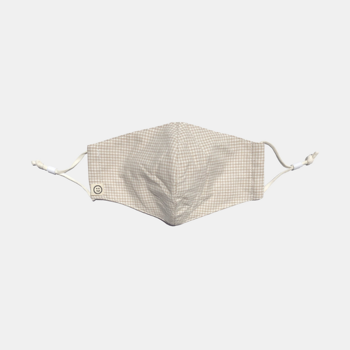 PSP | Face Masks 2pk - Neutral Check/Stripe | Shut the Front Door