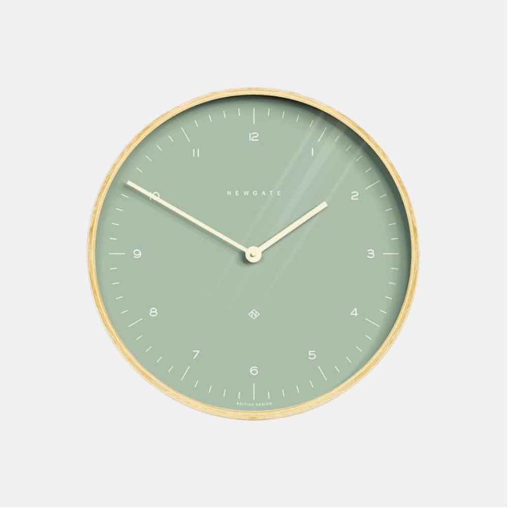 Newgate | Mr Clarke Wall Clock 40cm Bubble  Green | Shut the Front Door