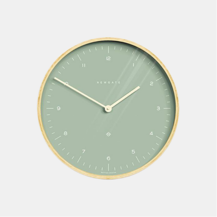 Newgate | Mr Clarke Wall Clock 40cm Bubble  Green | Shut the Front Door