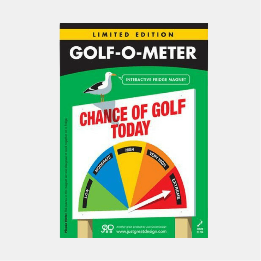 Just Great Design | O-Meter Golf Magnet | Shut the Front Door