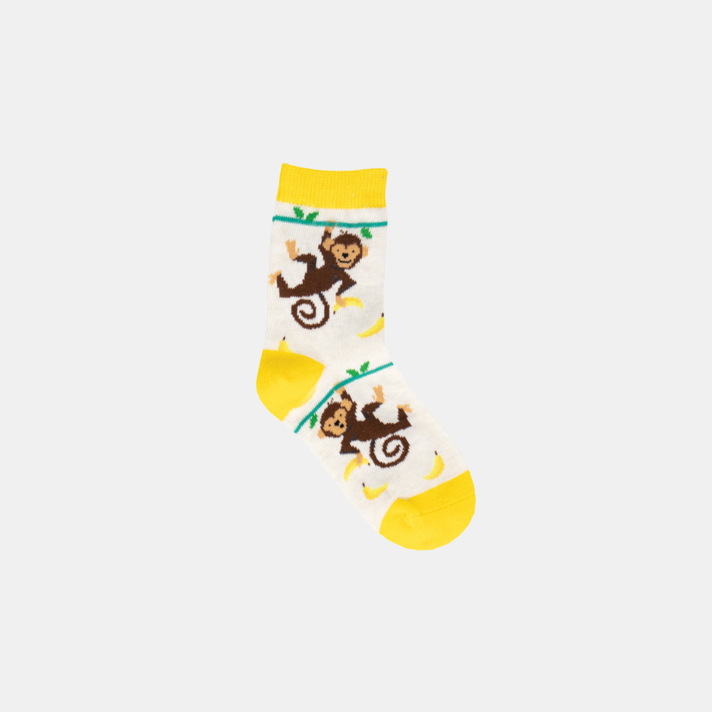 Socksmith | Socks Kids Lil Monkey - Ivory Heather 2-4 years | Shut the Front Door