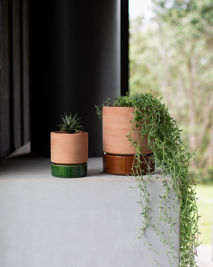 Garcia | Grace Planter Medium - Rose Terracotta & Soil | Shut the Front Door