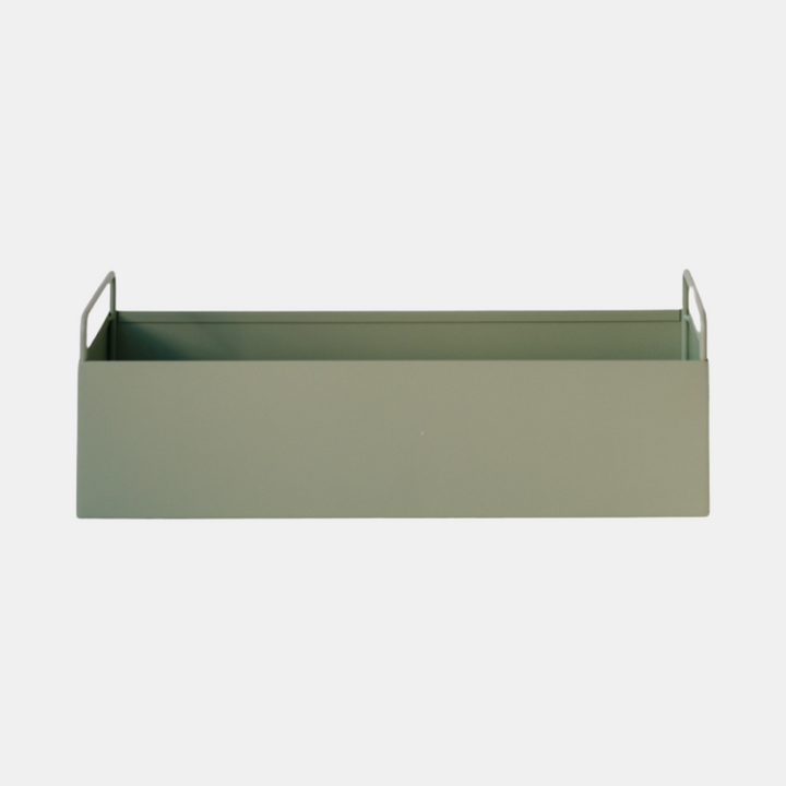 Garcia | Metal Planter Box - Sage | Shut the Front Door