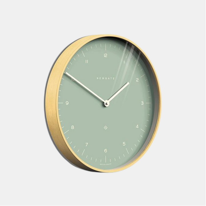 Newgate | Mr Clarke Wall Clock 40cm Bubble  Green | Shut the Front Door