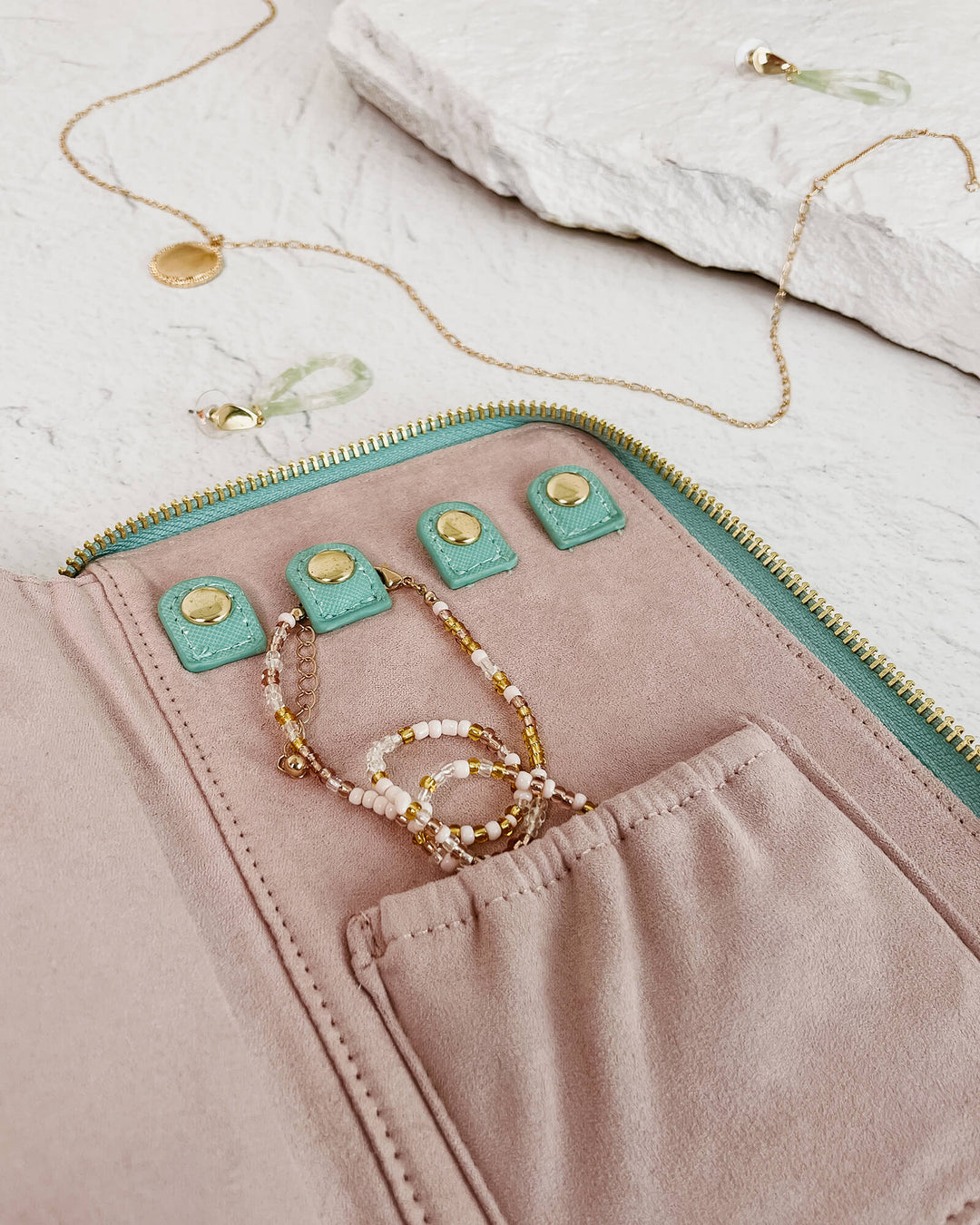 Louenhide | Katie Jewellery Wallet - Mint | Shut the Front Door