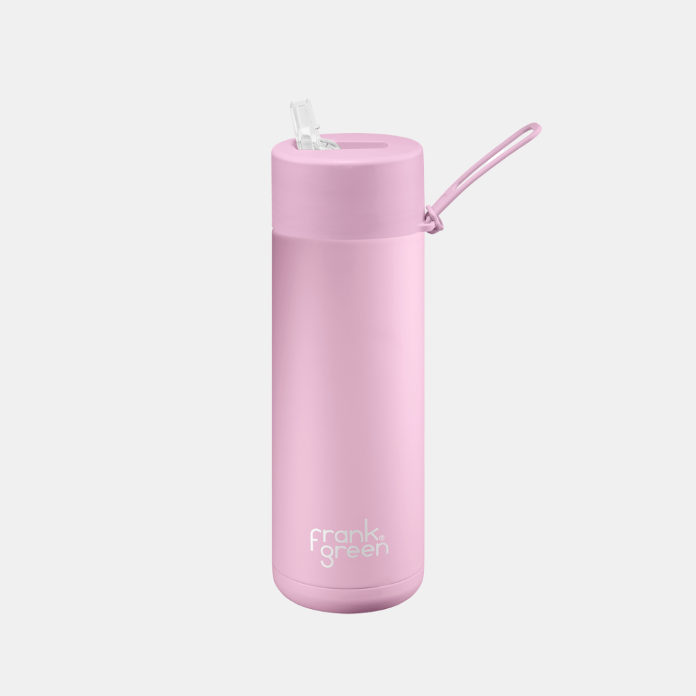 Frank Green | Ceramic Lined Reusable Bottle 20oz with Straw - Lilac Haze | Shut the Front Door