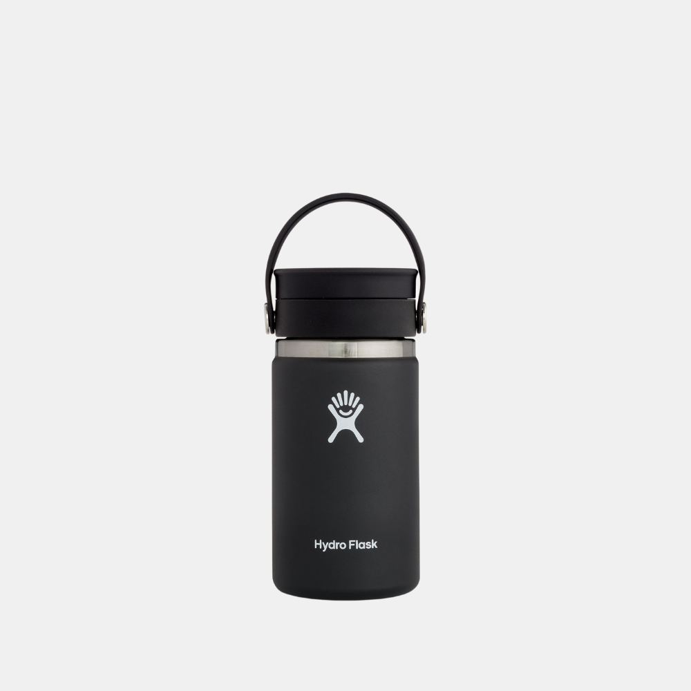 Hydro Flask | Hydro Flask Wide Coffee with Flex Sip 354ml - Black | Shut the Front Door